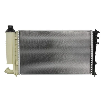 Abbildung von NRF 50424 Kühler, Motorkühlung Aluminium 610 378 34 Kühlrippen mechanisch gefügt PEUGEOT: 306 Hatchback