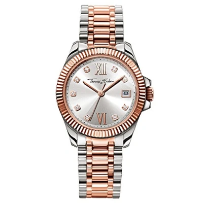 Abbildung von Thomas Sabo Damen Armbanduhr Analog Mechanik Edelstahl WA0317 201 215 33 MM