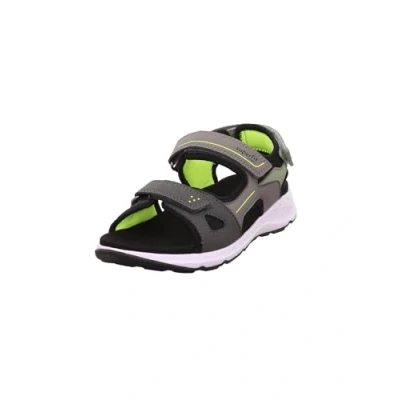 Abbildung von Superfit Criss Cross Sandale, Grau/Hellgrün 2000, 27 EU