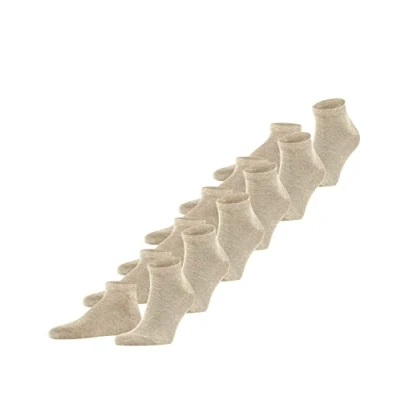 Abbildung von Falke Happy 6PACK Sneaker Socks Everyday Casual Socken, Herren, Größe: 47 50, Sand melange