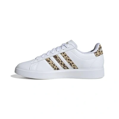 Abbildung von adidas Damen Grand Court 2.0 Shoes Schuhe, Cloud White/Magic Beige/Matte Gold, 38 2/3 EU