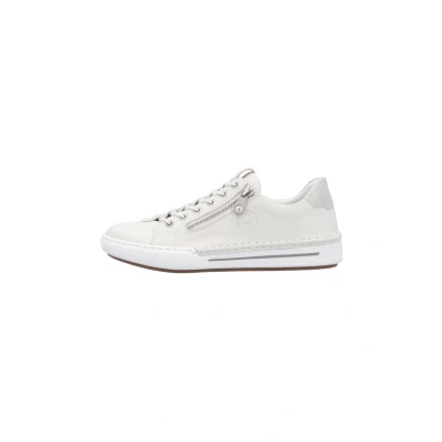 Abbildung von Rieker Slip On Sneaker, Slipper, Schlupfschuh, Halbschuh, Freizeitschuh in schmaler Form