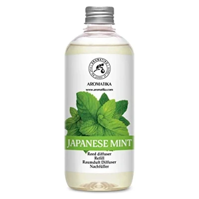 Abbildung von Raumduft Diffuser Nachfüller Japanische Minze 500ml für Duftdiffusor Reed Refill Raumbeduftung Zimmerduft Nachfüllen Raumluft