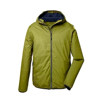 Abbildung von killtec Herren Funktionsjacke mit Kapuze, Outdoorjacke packbar KOS 258 MN JCKT, pistazie, XL, 41366 000