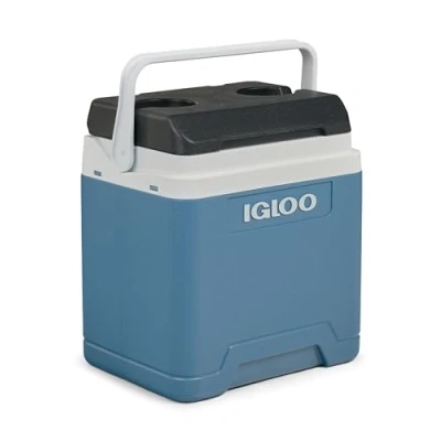 Abbildung von IGLOO IP27 Passiv Kühlbox 27 L, eisblaue Thermobox, Eisbox für Freizeit, Beruf und Camping