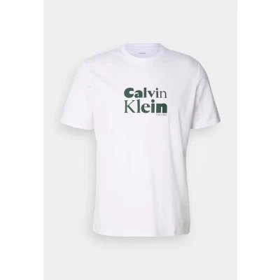 Abbildung von Calvin Klein BOLD Tshirt print, Herren, Größe: Small, Brilliant white