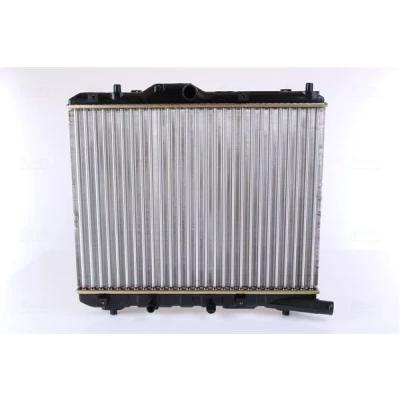 Abbildung von NISSENS 630708 Kühler, Motorkühlung Aluminium 375 507 23 Kühlrippen mechanisch gefügt