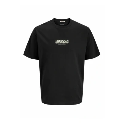 Abbildung von Jack &amp; Jones Jorcobin CREW NECK Tshirt print, Herren, Größe: XL, Black