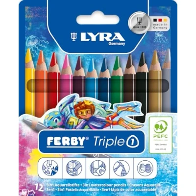 Abbildung von Lyra Triple One L3641121 Buntstifte,12 Stück