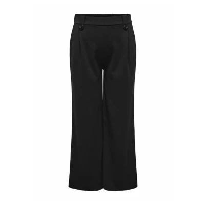 Abbildung von ONLY Carmakoma Carsania Button Stoffhose, Damen, Größe: L 50/52x32, Black