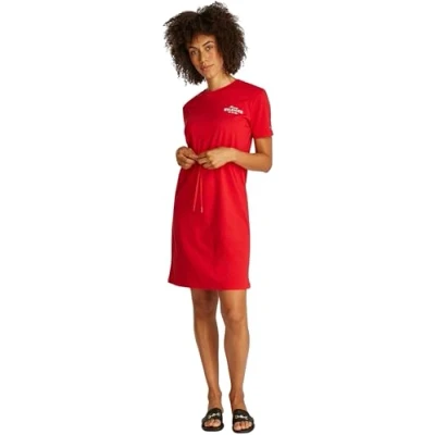 Abbildung von Tommy Hilfiger Jerseykleid, Damen, Größe: XXL, Primary red
