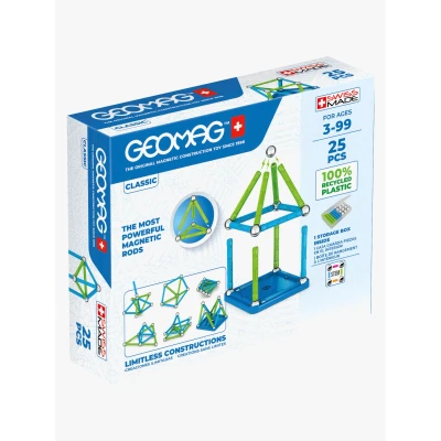 Abbildung von Geomag™ Magnetspielbausteine »GEOMAG™ Classic, Recycled«, (25 St.), aus recyceltem Material