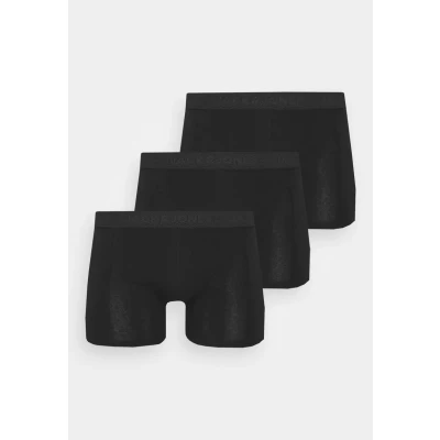 Abbildung von Jack &amp; Jones Waistband Trunks 3 PACK Boxerbriefs, Herren, Größe: XXL, Black