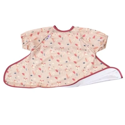 Abbildung von Tidy Tot ®™ Auffanglätzchen Zusätzliches Lätzchen zur Ergänzung Tablett und Sets. für Baby Ärmellätzchen. Klettverschluss Lätzchen. BLW wasserdicht