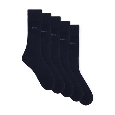 Abbildung von BOSS 5PACK Socken, Herren, Größe: 39 42, Dark blue