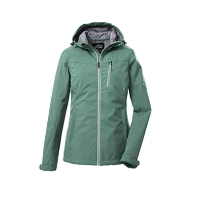 Abbildung von Killtec Damen Softshelljacke/Outdoorjacke mit Kapuze KOS 89 WMN SFTSHLL JCKT; pistazie, 44, 39138 000