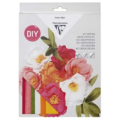 Abbildung von Clairefontaine 97705C Bastelset Krepppapier 1 Set, Blumenstrauß