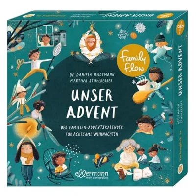 Abbildung von FamilyFlow. Unser Advent: Der Familien Adventskalender für achtsame Weihnachten: Weihnachten. Achtsamer ... zum Innehalten Kinder ab 3 Jahren