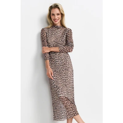Abbildung von Rich &amp; Royal MIDI Freizeitkleid, Damen, Größe: 34, Caffee latte