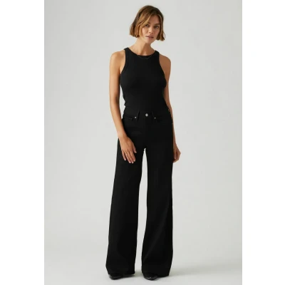 Abbildung von Levi&#039;s 318 Shaping WIDE LEG Flared Jeans, Damen, Größe: 29x32, Tall glass of water