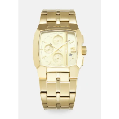Abbildung von Diesel Cliffhanger Watch Uhr goldcoloured, Herren, Größe: One Size, Gold coloured