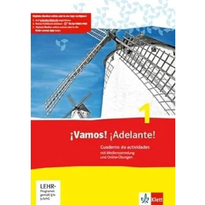 Abbildung von ¡Vamos! ¡Adelante! 1: Cuaderno de actividades mit Mediensammlung und Online Übungen 1. Lernjahr (¡Vamos! Ausgabe 2. Fremdsprache ab 2014)