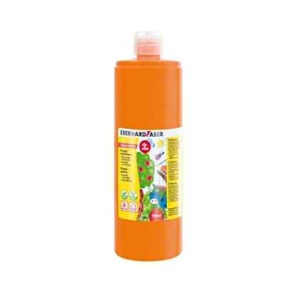 Abbildung von Eberhard Faber 578915 Fingerfarbe EFA Color, kadmiumorange, 750 ml, schnelltrocknend und auswaschbar