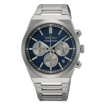 Abbildung von Seiko Chronograph Herren Uhr Silber SSB453P1