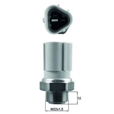 Abbildung von MAHLE ORIGINAL TSW 57 Temperaturschalter, Kühlerlüfter M22x1.5 mit Dichtung VOLKSWAGEN: Golf 4, Polo IV Hatchback, 4 Variant