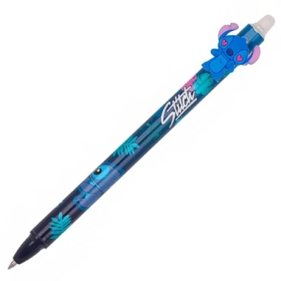 Abbildung von DISNEY Stitch Gelschreiber mit zufälligem Design, automatisch löschbarer Stift, blaue Tinte, Büro, Schule 0,7mm (E)