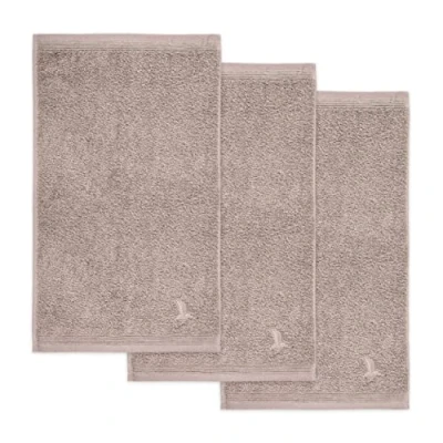 Abbildung von möve Superwuschel Gästetuch 30 x 50 cm aus 100% Baumwolle, cashmere 3er Set
