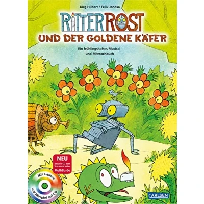 Abbildung von Ritter Rost: Rost und der goldene Käfer (Ritter mit CD zum Streamen, Bd. ?): Ein frühlingshaftes Musical Mitmachbuch