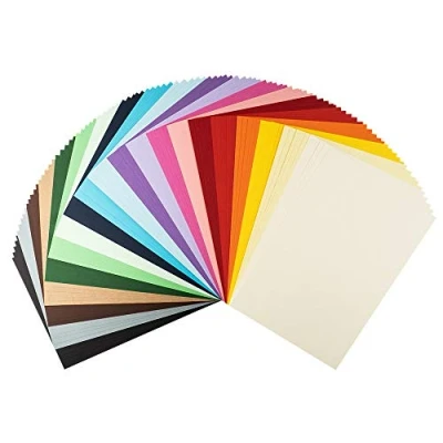 Abbildung von Ideen mit Herz Tonkarton DIN A4 220g/m² 20 Farben 100 Bogen Bastelpapier, Bastelkarton, Tonpapier, Fotokarton, buntes Papier (Bunte Farben)