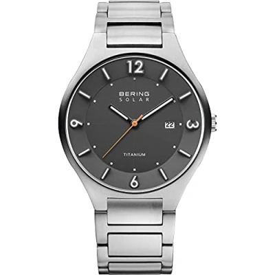 Abbildung von BERING Herren Uhr Solar Movement Collection mit Titan und Saphirglas 14440 777