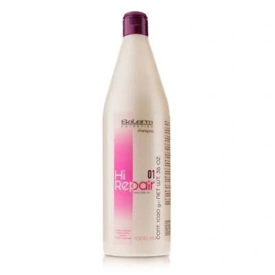 Abbildung von SALERM Repairing Shampoo Hi Repair 1000ml Deep Hydration for Damaged Hair Repairs and Rejuvenates Shinier Softer Sofortwirkung
