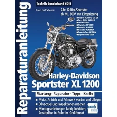 Abbildung von Harley Davidson Sportster XL 1200: Modelle mit Einspritzung ab Modelljahr 2007 (Reparaturanleitungen)