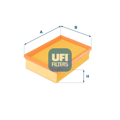 Abbildung von UFI 30.609.00 Luftfilter 58 162 233 Filtereinsatz OPEL: Mokka / X, CHEVROLET: Trax
