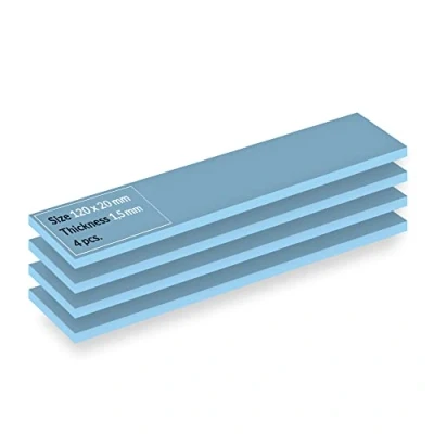 Abbildung von ARCTIC TP 3 Wärmeleitpad: Premium Performance Thermal Pad, 120x20x1,5 mm (stapelbar bis 2,0 ohne Leistungsverlust), 4 Stück Hohe Leistung, sehr weich, Gap Filler, Überbrückung von Unebenheiten