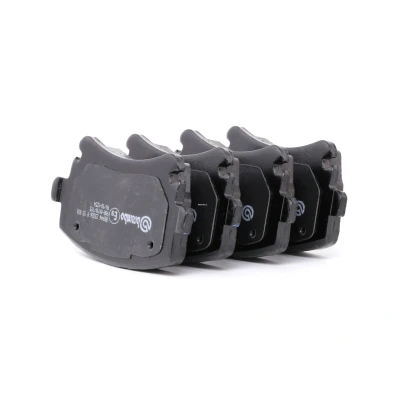 Abbildung von BREMBO P 85 076 Bremsbelagsatz exkl. Verschleißwarnkontakt mit Bremssattelschrauben Zubehör AUDI: A8 D3, A4 B7 Avant, A6 C6 Allroad kfzteile,