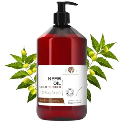 Abbildung von Neemöl Schädlingsbekämpfung Rein Ultrakonzentriertes und sehr sparsames Virgin Öl 500 ml Einer Leistungsstarken Kostengünstigen Vielseitigen Lösung Gegen Parasiten Unverdünnt