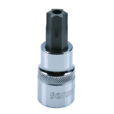 Abbildung von SONIC 83706245 Steckschlüsseleinsatz 1/2 Torx TR DIN 3120 T45H Chrom Vanadium Stahl