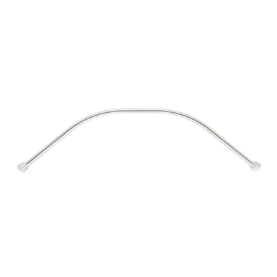Abbildung von WENKO Teleskop Rundduschstange, ausziehbare Duschvorhangstange zum Bohren, extra stabil mit Ø 2,5 cm, aus rostfreiem &amp; langlebigem Aluminium, 80x80 90x90 Chrom