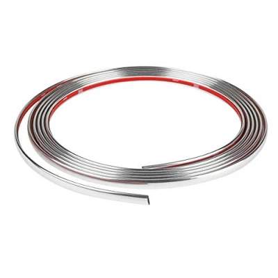 Abbildung von EUFAB 30181 Chrom Zierleiste, Universell, 3m x 7mm, Schwarz