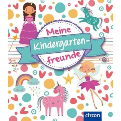 Abbildung von Meine Kindergartenfreunde: Ein Freundebuch für Kindergartenkinder zum Malen und Schreiben. Geschenk Kindergartenstart. Freundschaftsbuch Mädchen Jungen im Kindergarten.