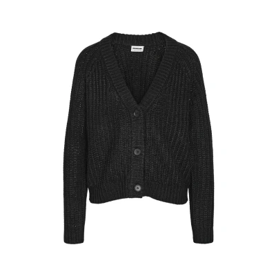 Abbildung von Noisy May Nmcharlie Vneck Strickjacke, Damen, Größe: XS, Black