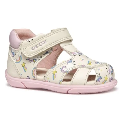 Abbildung von Geox Riemensandalette für Kinder, Größe: 21, Ivory pink Schuhe
