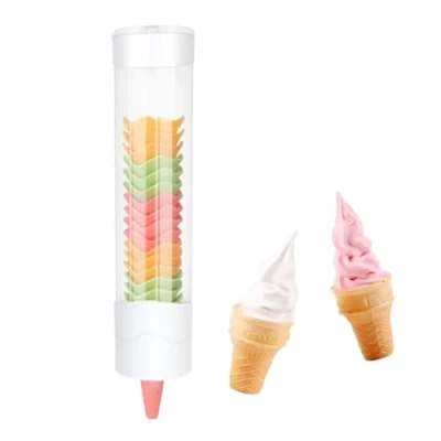 Abbildung von HKeeper eiswaffelständer Eiswaffel Spender,waffelhörnchen organizer,eiswaffelhalter Eiswaffelnspender,Eiswaffel Ständer,Eiswaffel Hörnchen,perfekt für Eisdiele