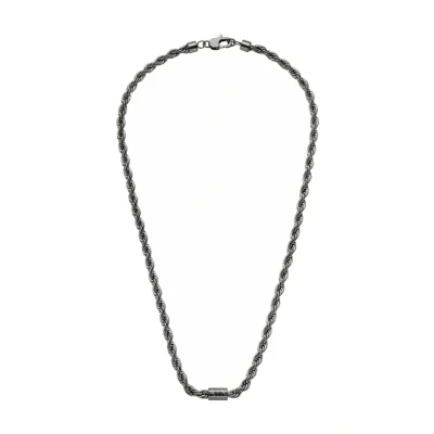 Abbildung von Armani Exchange Halskette, Herren, Größe: One Size, Gunmetal