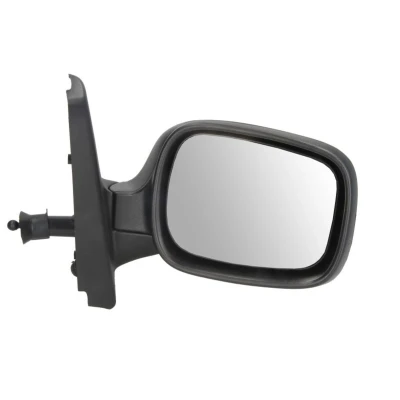 Abbildung von Außenspiegel Tyc 328 0029 rechts schwarz Einstellung: Seilzug, asphärisch RENAULT: Kangoo I, I Express