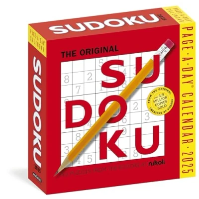 Abbildung von Original Sudoku Page A Day® Calendar 2025: 365 Puzzles from the Editors at Nikoli